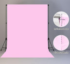 8x10FT Pink Screen Backdrop Background for Photography, Polyester Photo Backdrop for Photoshoot, Party, Video