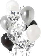Silver Star Foil Confetti Beautiful Metallic Table Confetti Glitter for Fill Balloons, Wedding,Birthday,Party,Festival Decoration(8000PCS)