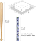 RUSPEPA Floral Wrapping Paper Roll for Women, Mini Roll, Elegant Hydrangea Flower Design Kraft Gift Wrap Paper Perfect for Birthday, Spring, Wedding, Bridal Shower, Mother's Day, 17 Inch x 16.4 Feet