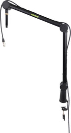 Shure by Gator Deluxe Articulating Desktop Podcasting Mic Boom Arm with Cable Management Channel; (SH-BROADCAST1)