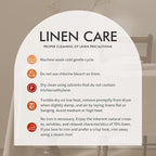 MIULEE Natural Linen Cotton Blend Tablecloth Rectangle, Luxury Waterproof Stain Resistant Durable Farmhouse Oblong Table Cloth for Dining Party Christmas Weddings Birthday, 52 x 84 inch, Ivory Cream