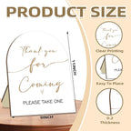 Thank You Sign for Guests, Bridal Shower Baby Shower Decoration Sign, Thank You for Coming Please Take One Sign, Wedding Shower Favors Sign, Birthday Party Decor Supplies, 9 * 11IN