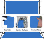 Royal Blue Backdrop, Photo Booth Portrait Photography Backdrops, Studio Blue Screen Backdrop for Photoshoot Streaming Video Shooting, Photo Backdrop 6x9ft