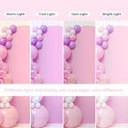 LEBENGURU Upgraded 7.2FT Wedding Arch Cover, Light Pink Spandex Fitted Arch Backdrop Cover, Round Top Chiara Stand Covers for Birthday Party Baby Shower Banquet Balloon Décor