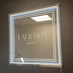 Custom LED Neon Sign for Business - Personalized Backlit Logo Sign, Floating Acrylic Metal Wall Decor for Salon, Office, Bar, Shop, Studio Illuminated Light Up Sign