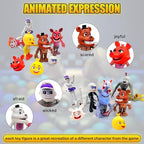 Action Figure Toy, 18 Pcs Game Figures Toys, Movable Joints Toys Dolls, Collectible Figure Gifts for Kids and Cake Toppers, Colourful