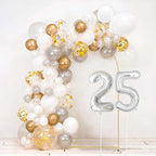 6.6FT Gold Metal Arch Backdrop Stand, Square Balloon Arch Stand Wedding Frame for Birthday Party, Baby Shower, and Ceremony Decoration