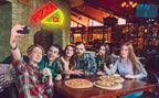 Pizza Neon Sign Neon Pizza Signs for Business, Pizza Night Light Pizza Decor Pizza Party Decorations Food Neon Sign for Pizzeria Restaurants Kitchens Shops Parties, 11.8" x 8"