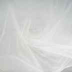 White Tulle Fabric 108" x 25 Yards for Wedding Decoration Pew Bows Christmas Gift Wrapping Ceiling Draping Baby Shower Birthday Party Reception DIY Craft Supplies