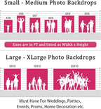 ShiDianYi 4FTX6FT-Fuchsia Pink-Sequin Photo Backdrop, Wedding Photo Booth,Photography Background (Fuchsia Pink)