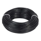 Fashewelry 328 Feet 15 Gauge Aluminum Wire Black Bendable Metal Craft Wire for Beading Jewelry Craft Making (1.5mm)
