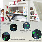 QTL Glow in The Dark Stickers for Wall Stickers for Kids Glow in Dark Stickers for Decor Kids Bedroom Stocking Stuffers 30Pcs