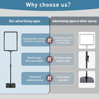 Sign Holder Stand 8.5 x 11,Sign Stand for Display,Table Sign Holders,Suitable for indoor use,Adjustable Sign Holders For Table Top