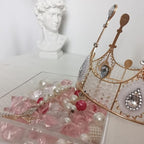 HappyFiller 250 PCS Pink Acrylic Crystals Gems 20 mm Fake Diamonds Party Favors Confetti Wedding Reception Decorations Table Scatter Poppers,Arts Crafts,Vase Fillers,Diving Pool Treasure Jewels