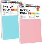 Soucolor Art Supplies Sketching Kit with 100 Sheets 3-Color Sketch Book, Teen Girl Gifts, Arts and Crafts for Kids Ages 8-12, School Supplies Gifts for Artists Adults Teens Girls Boys Kids