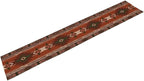 Aztec Table Runner Southwestern Ethnic Style Geometric Navajo Tribe Abstract Pattern Vintage Rustic Table Dinner Table Runner 13x108 Inch