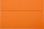 LUXPaper A9 Invitation Envelopes | Peel & Press | 5 3/4" x 8 3/4" | Mandarin Orange | 80lb. Text | 50 Qty