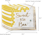 Kate Aspen Sweet as Can Bee 62 Piece Party Tableware Set (16 Guests)