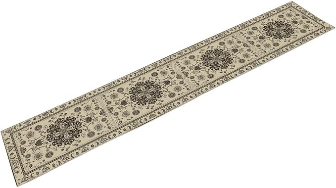Boho Vintage Elegant Table Runner Farmhouse for Home Farmhouse Kitchen Table Dining Coffee Room Garden Party Wedding Decor 13x108in