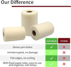 Ivory Tulle Fabric Rolls 6 Inch by 100 Yards (300 feet) Fabric Spool Tulle Ribbon for DIY Ivory Tutu Bow Baby Shower Birthday Party Wedding Decorations Christmas Craft Supplies