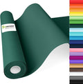 Green Wrapping Paper, 15"x450" Dark Green Kraft Paper Roll Bulletin Board Construction Art Craft Poster Decorative Paper Roll, Arts and Crafts, Christmas Birthday Bouquet Flower Gift Wrap