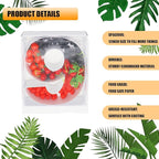 12" Fillable Cardboard Number Charcuterie Gift Cupcake Box With Cover Sweets Packaging (6 or 9)