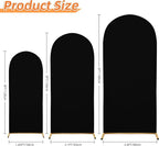 Wedding Arch Cover 5FT Arch Backdrop Cover Spandex Fitted Arch Cover for Round Top Chiara Backdrop Stand Covers for Wedding Birthday Party Baby Shower Banquet Ceremony Decoration