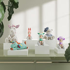 Buffet Risers, Food Risers for Buffet Table, Display Stand Shelf for Catering Dessert Collectibles Jewelry Figures Show, Acrylic Cube Display Nesting Risers with Hollow Bottoms,8,9,10", 3Pcs