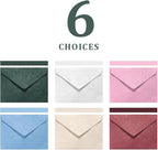 30 Pieces A6 Envelopes with 30 Seal Stickers, 6.32 x 4.45 inch Envelopes for 4 x 6 Wedding Invitation Cards, Greeting Cards, Graduation, Birthday Party Invitations, Green.