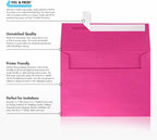 LUXPaper A7 Invitation Envelopes | Peel & Press | 5 1/4" x 7 1/4" | Azalea Metallic | 80lb. Text | 250 Qty