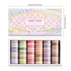 60 Rolls Cross line Theme Washi Tape Set, Writable Decorative Tapes for Scrapbooking, Bible Journaling, Bullet Journaling, 0.39"x79" per Roll