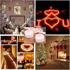 LED Tea Lights Candles- 50PACK Flameless Candles Realistic and Bright Flickering Long Lasting 200Hours for Holiday Celebration,Home Decoration Warm White