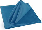 Cloth Napkins 20x20 inch Washable Polyester Dinner Napkins Soft Table Napkins for Wedding Party Dining Banquet(Mediterranean Blue,50PCS)