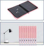 Snekdy premium 1024-pocket trading card binder, 16-pocket cards album, waterproof PU-leather Cover album with side loading, holds gaming, baseball, basketball & sports cards (Pink)