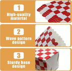 50 Pcs Popcorn Boxes Mini Paper Popcorn Box Cardboard Popcorn Container for Party Disposable Snack Candy Popcorn Bags Popcorn Holder for Movie Nights Birthday Wedding (Red Checkered)