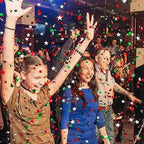 Red White Green Star Confetti 0.78inch/2cm 8000PCS Table Confetti for Christmas Party Birthday Decoration or Filled Balloons