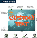 Custom Sign, Custom Street Sign, 11 Font Colors, 13 Font Styles, 4 Hole Options, 22 Sizes, 24x30 Inches, Rust Free DiBound, Fade Resistant, Made in USA by My Sign Center (Graffiti)