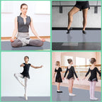 BALAPET Dance Floor Ballet Dance Floor Heavy-Duty 5MM Thick PVC Practice Floor for Ballet, Tap, Jazz, and Pop Portable and Non-Slip Dance Flooring for Adults and Kids