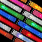 8 Pack LED Bracelets Light Up Wristbands,Glow Flashing Wristbands Glow in The Dark Party Supplies for Party, Festivals, Sports, Camping,Night Events (Multicolor)