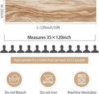 6 Pack Champagne Cheesecloth Table Runners Fall Thanksgiving Cheese Cloth Table Runner 10FT Boho Sheer Gauze Runner 35x120 Inches Long for Bridal Shower Wedding Baby Shower Party Decor