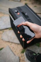 SOUNDBOKS Go - Portable Bluetooth Speaker - USB-C Charging Battery - Compact Performance Speaker for On The Go - Splash and Shockproof - 40 Hours Battery Life - 121 dB (Black)