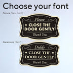 Custom Decorative Outdoor Metal Sign - Personalized Aluminum Driveway Sign, Waterproof, Made in USA - Design 3 Black Charcoal 18x12 In