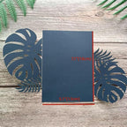 Navy Blue Laser Invitation Card, Palme Invitation Jacket for 5X7 card, Fit for Wedding Engagement Birthday Celebration Party 20 Sets (navy blue)