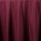 Efavormart Round Tablecloth, 120 Inch Stain & Wrinkle Resistant Washable Table Cloth, Decorative Polyester Fabric Table Cover for Banquet, Wedding, Dining - Burgundy
