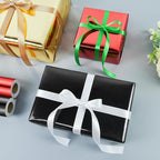 KMER LIFE Metallic Wrapping Paper Roll 17 x 394 Inch - Premium Gift Wrap for Birthday, Christmas, Baby Shower, Valentines, Party, Holiday (Black)