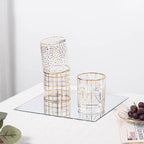 VASUHOME 12" Square Mirrors Candle Plate for Table Centerpieces, Set of 12, 2 mm Thick, Mirror Tiles for Wall, Table Wedding Centerpieces, Party Decor and Crafts