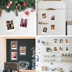 4x6 Acrylic Magnetic Picture Frames Refrigerator, Clear Magnetic Fridge Photo Frame Compatible with Polaroid Camera Photos for Home/Kitchen Refrigerator/Locker/Cabinets/Wall, 6 Pack