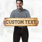 Custom Sign, Custom Street Sign, 11 Font Colors, 13 Font Styles, 4 Hole Options, 22 Sizes, 8x32 Inches, Rust Free DiBound, Fade Resistant, Made in USA by My Sign Center (Vintage)
