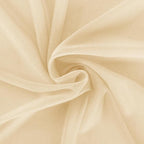 Champagne Wedding Arch Draping Fabric 1 Panel 29" × 20FT Sheer Drapes Outdoor Curtain for Wedding Ceremony Baby Bridal Shower Arch Ceiling Backdrop Decor