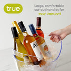 True Chill Acrylic Ice Buckets for Parties and Drinks, 2.11 Gallons (8 Liters) Wine Beer Champagne Bucket, Beverage Tubs Hosting Essentials, Set of 1